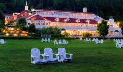 Mission Point Exterior hotel adirondack chairs